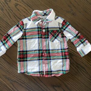 Rugged Butts 3-6mo boy plaid shirt